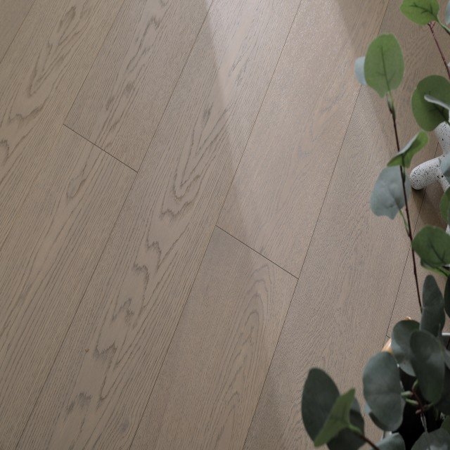 Izmir hardwood flooring detail view 3 - Brushed texture and grain pattern