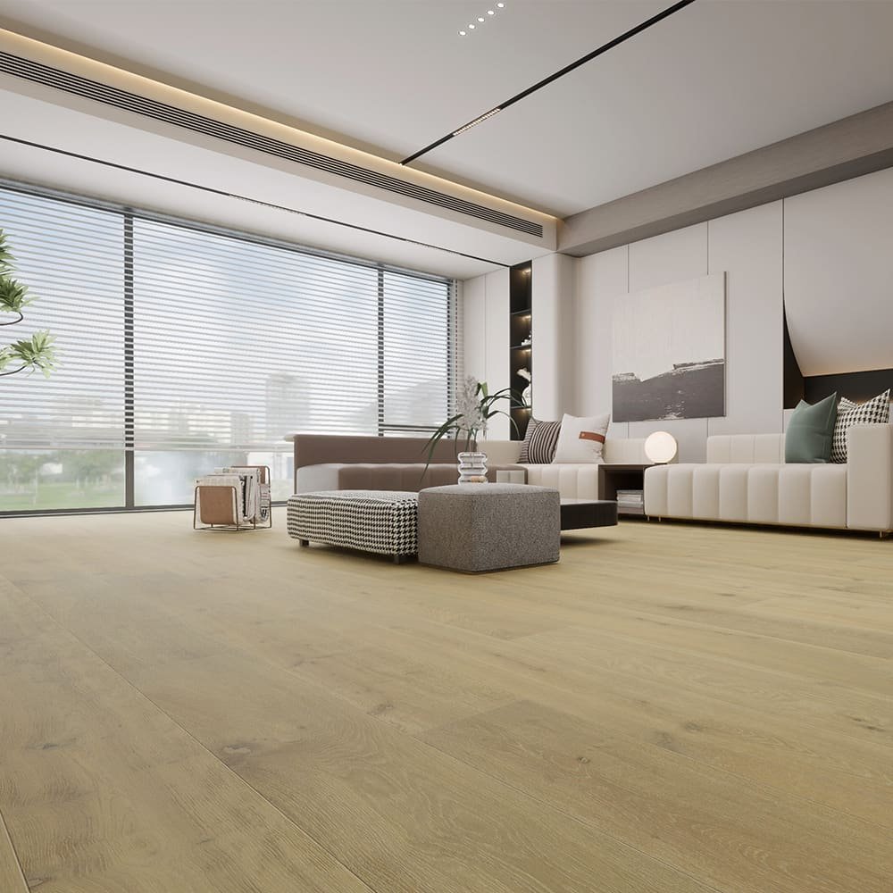 Perpignan European oak hardwood flooring - premium quality wood floors for Houston homes