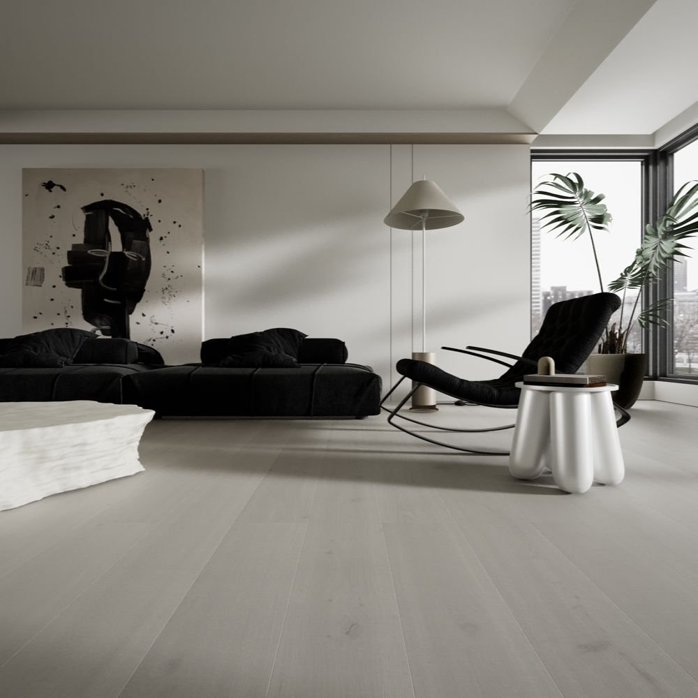 Siena hardwood flooring detail view 4 - Wire Brushed texture and grain pattern