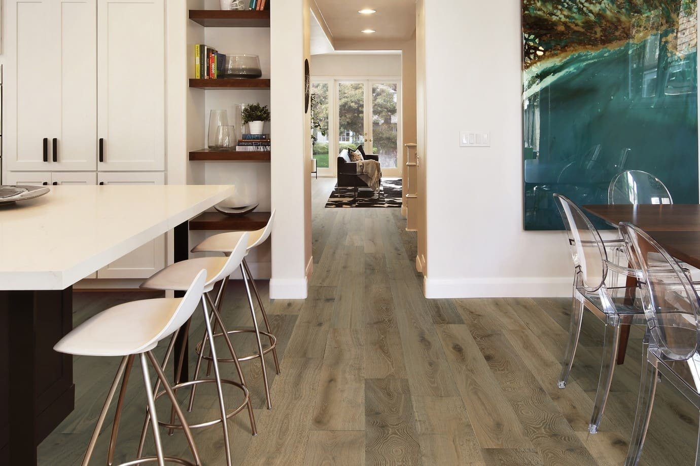 Sierra Driftwood European oak hardwood flooring - premium quality wood floors for Houston homes
