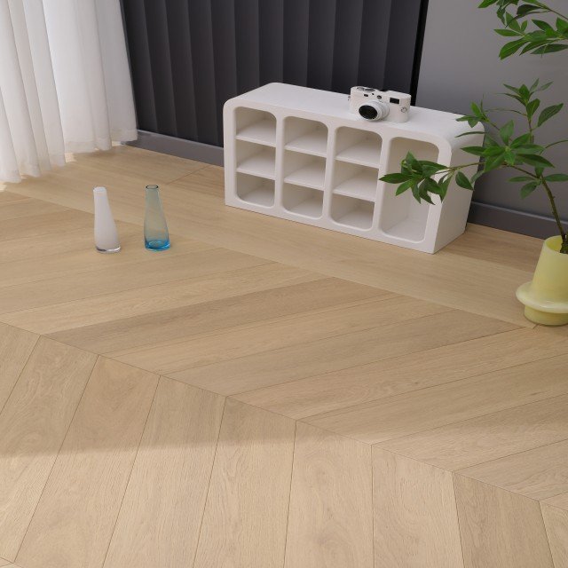 Valencia hardwood flooring detail view 4 - Brushed texture and grain pattern