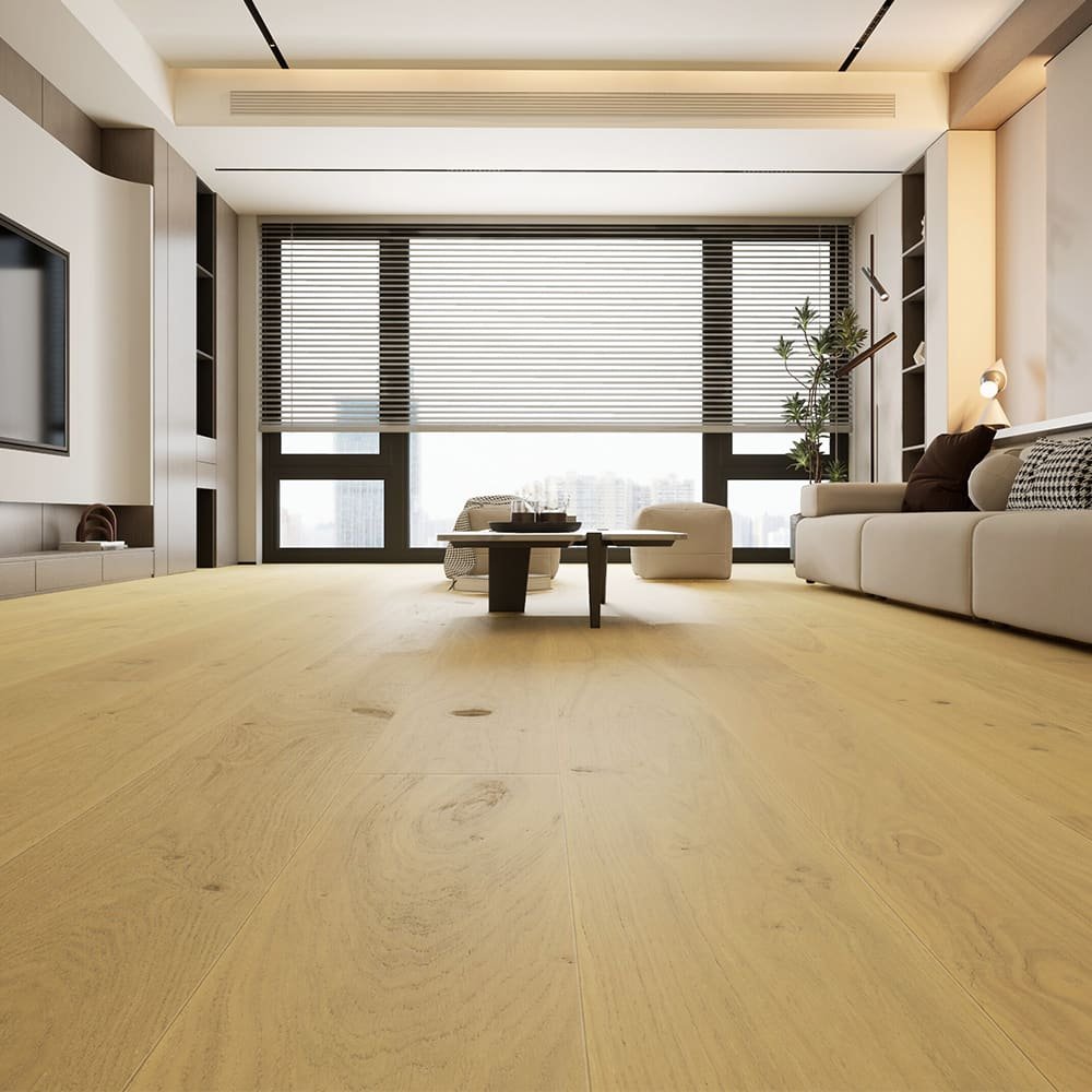Venetian Sand European oak hardwood flooring - premium quality wood floors for Houston homes